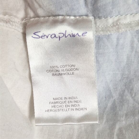 Seraphine Dress 4 Maternity Babydoll Cottagecore Eyelet Boho Prairie Summer - Picture 6 of 7